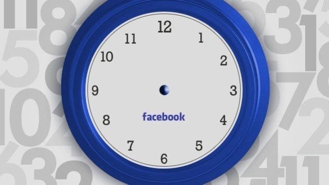 Il miglio tempo a cui postare su facebook